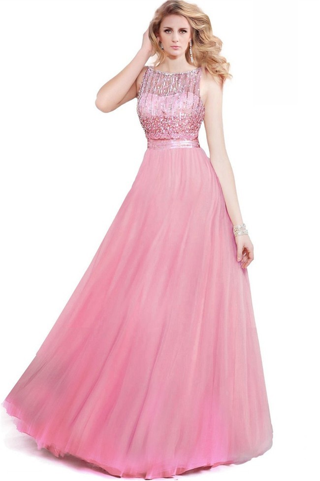 long gown pink