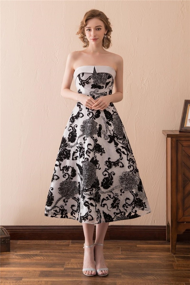 a line strapless