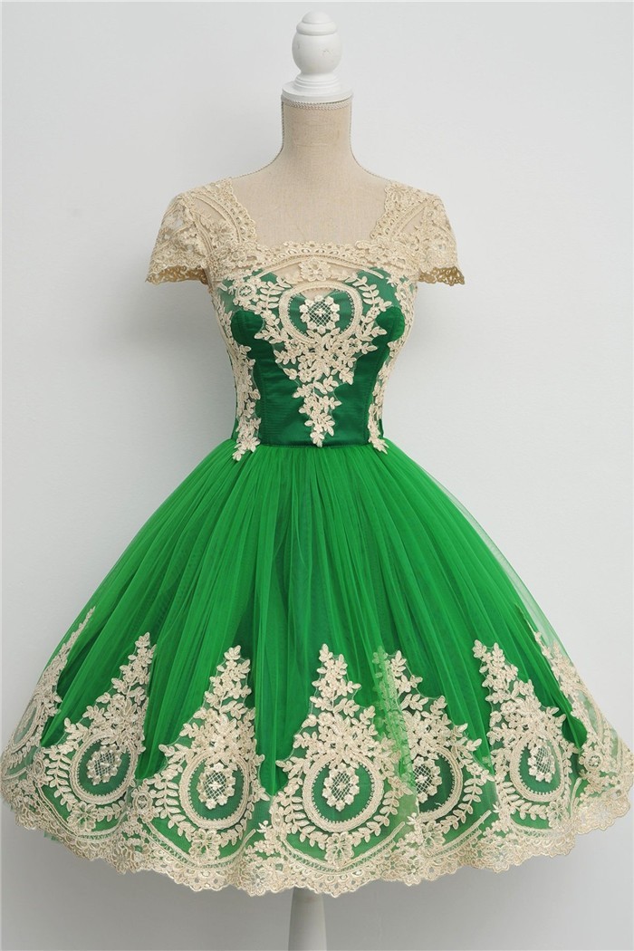 emerald green cap and gown