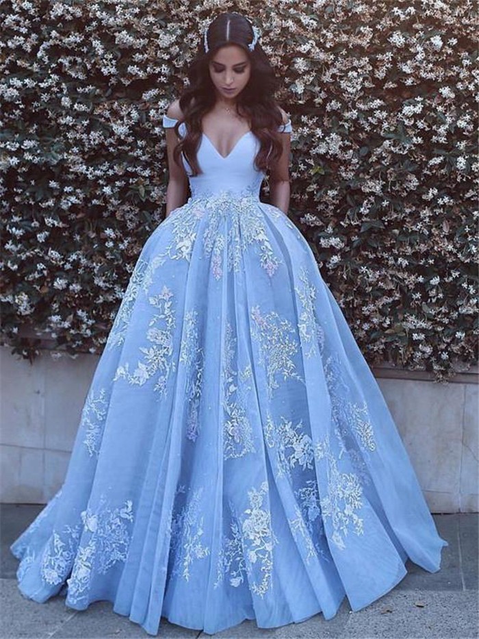 one sleeve ball gown