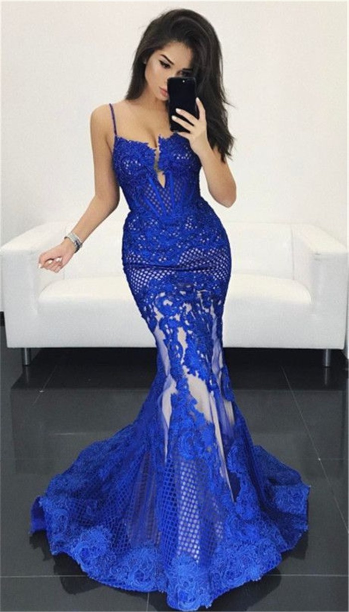 royal blue lace