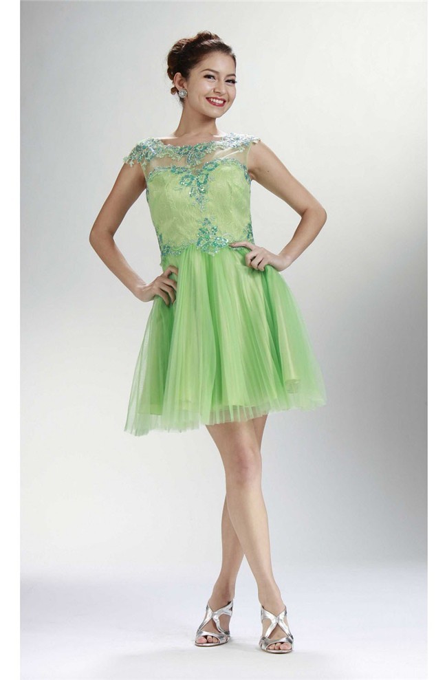 Bright Green Prom Dress