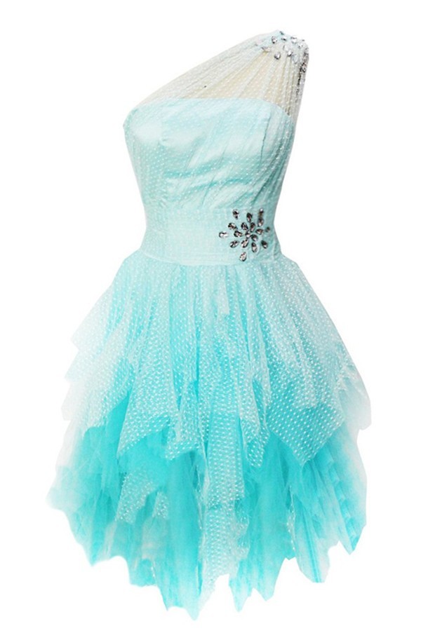 Turquoise Ombre Prom Dresses
