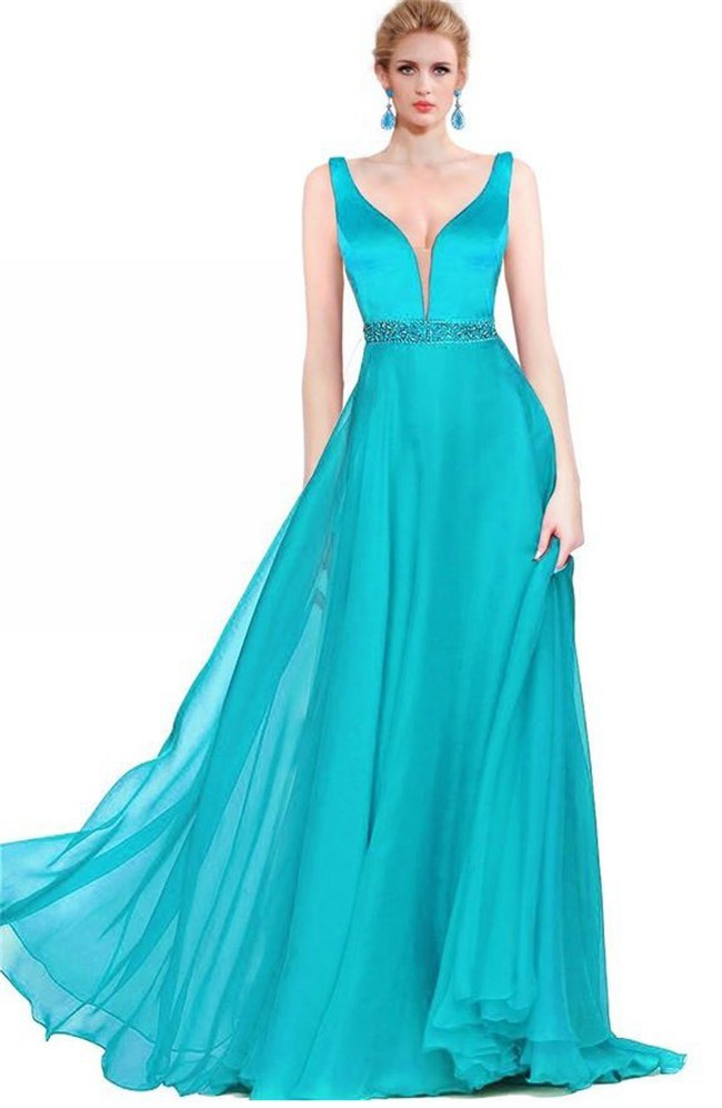 flowing gown