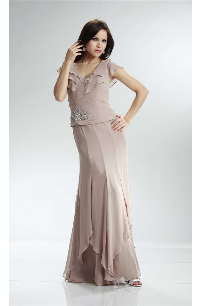 Mocha Evening Dress