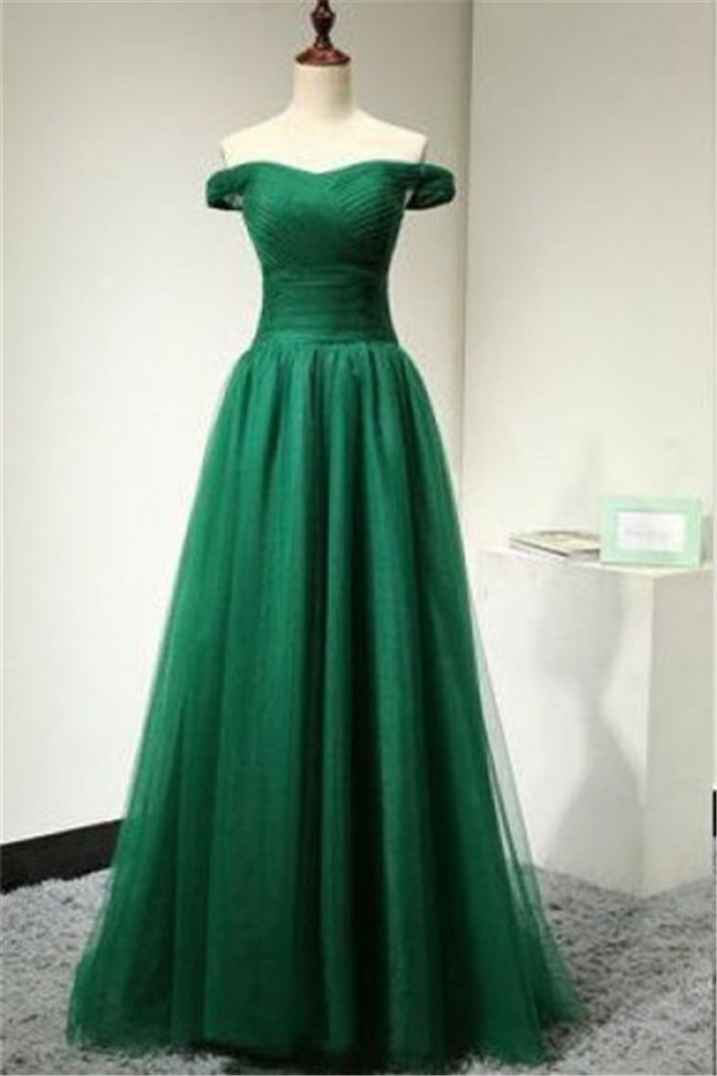 Emerald Green Tulle Dress