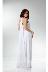 chiffon waist destination empire halter beach dress charming pregnancy