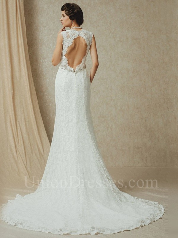 queen anne wedding gown