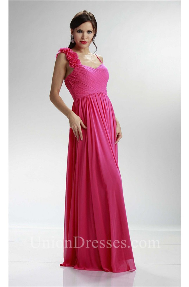 Hot Pink Bridesmaid Dresses