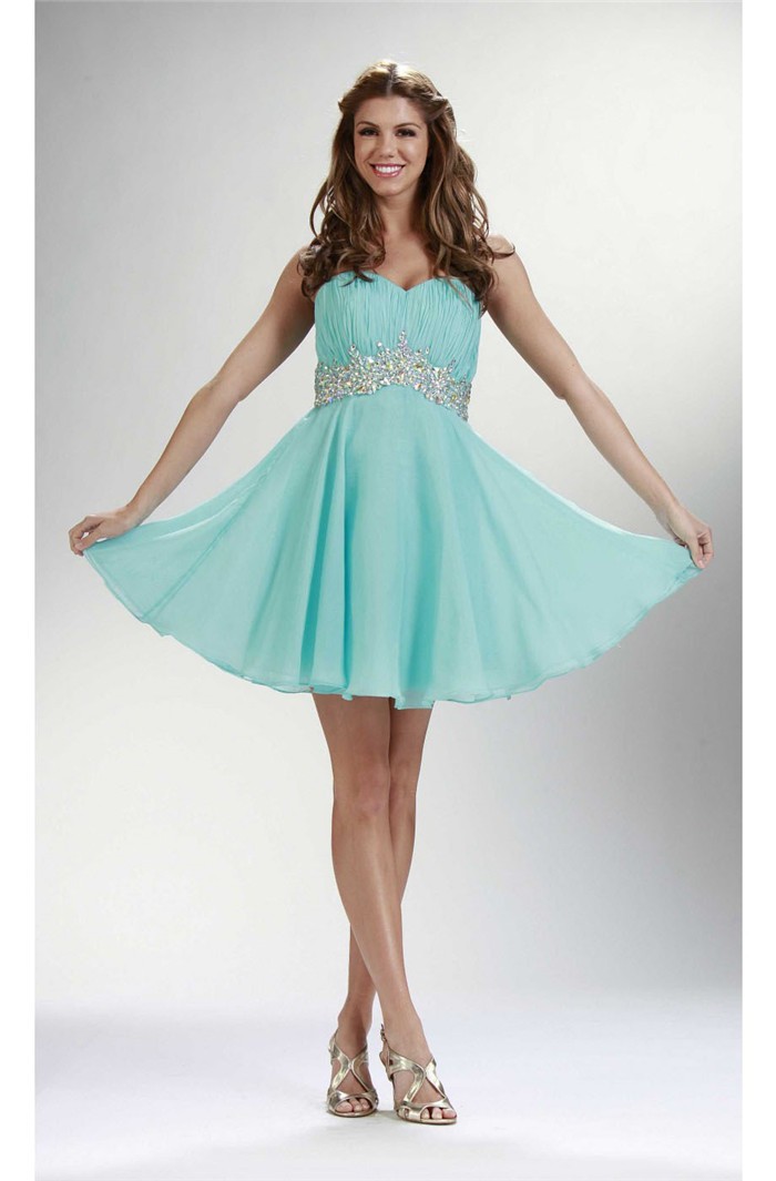 a line strapless