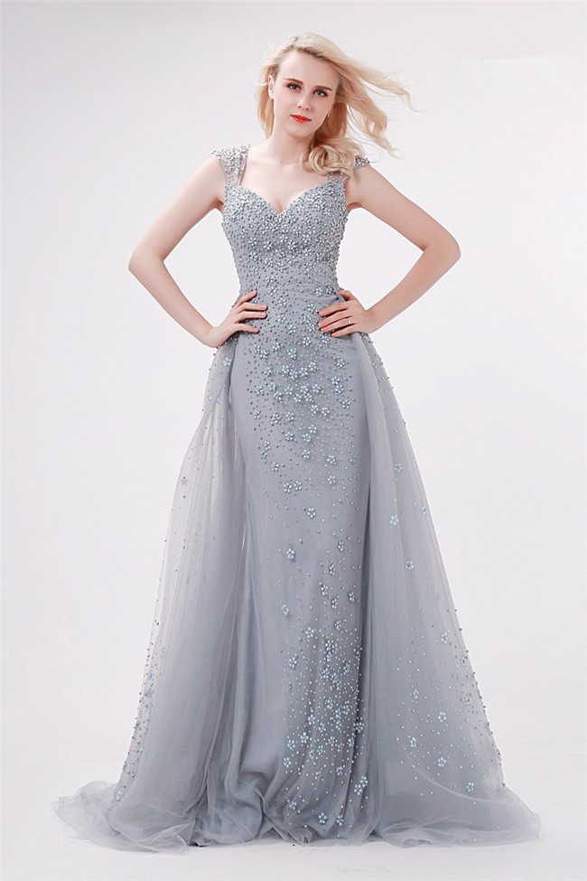 elegant silver gowns