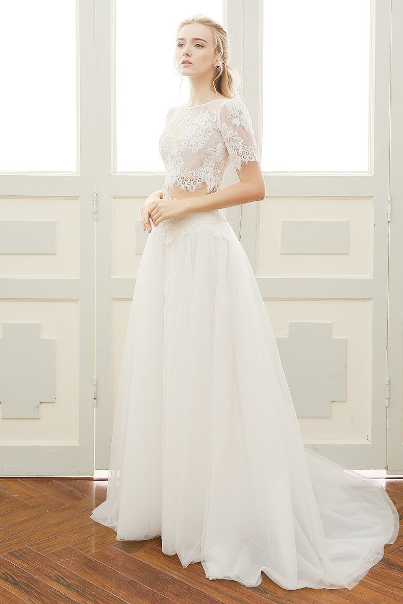 Great Wedding Dresses Short Sleeves in the world Check it out now 