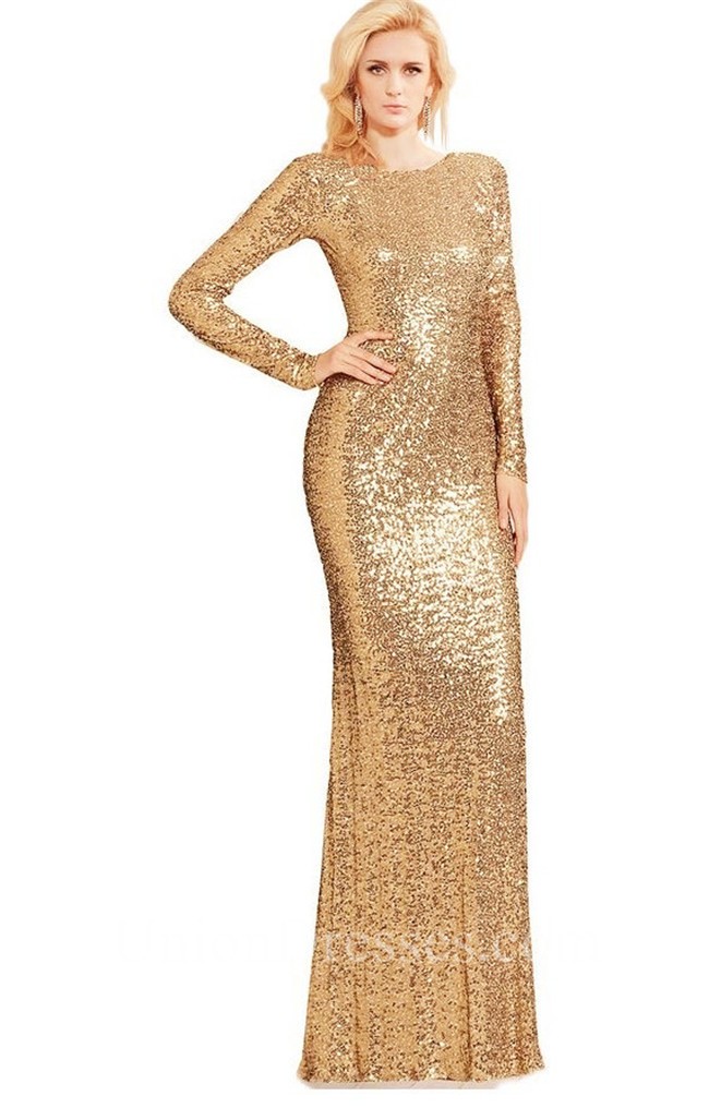long sleeve modest evening gowns