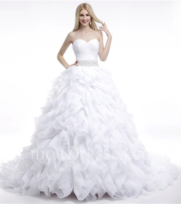 sweetheart tulle ball gown