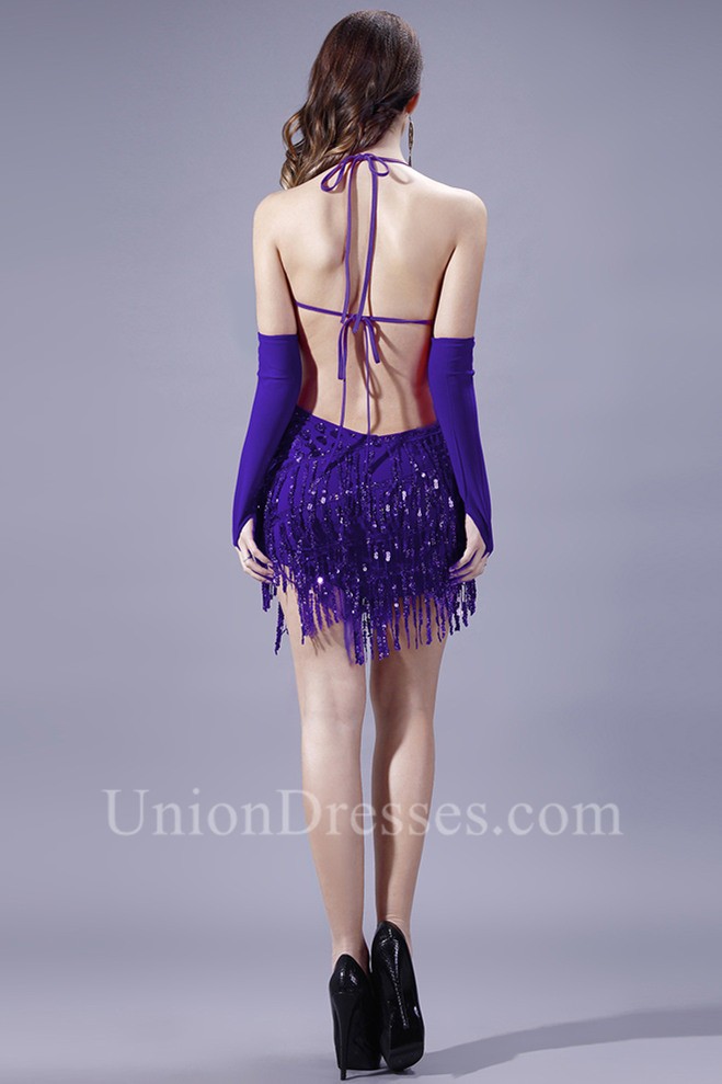 Purple Sparkly Dress