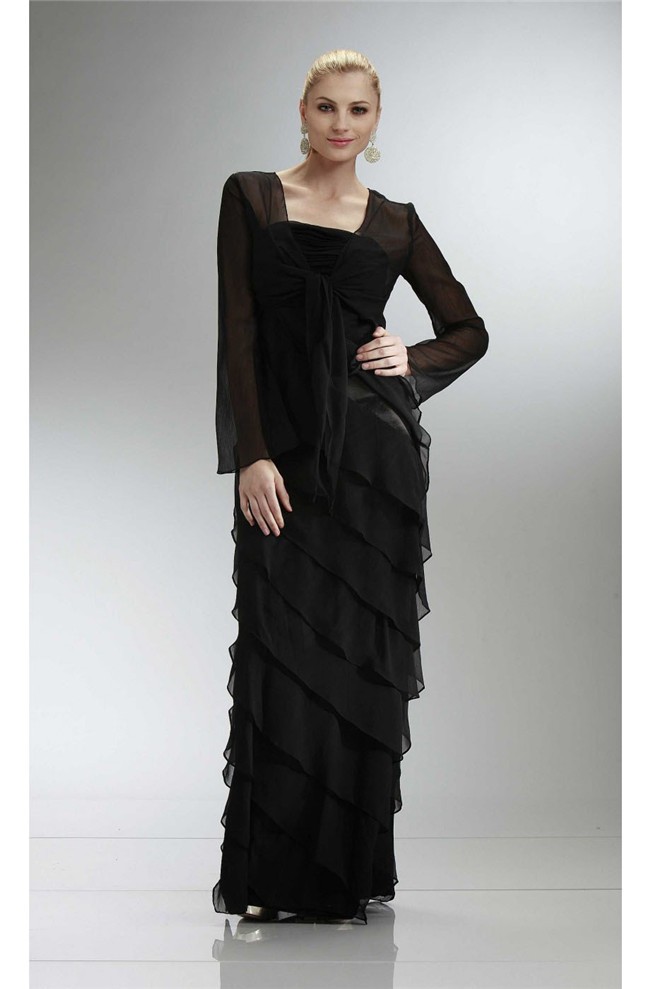 long jacket gown images