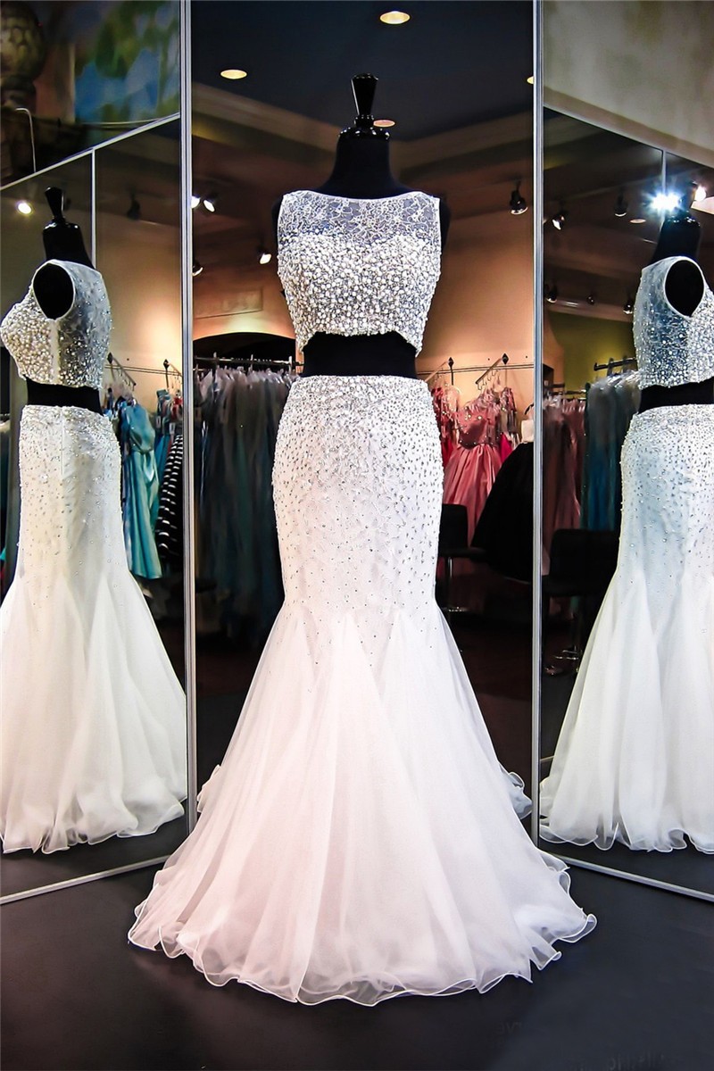 amazon white evening gowns