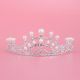 Elegant Alloy Diamond Pearl Wedding Bridal Tiara Crown 