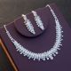 Sparkly Crystal Women's Jewelry Set Including Necklace, Earrings