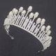 Beautiful Pearl Crystal Wedding Bridal Tiara Crown