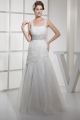 Stunning Mermaid With Straps Beaded Organza Wedding Dress Bridal Gown