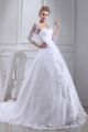 Beautiful Ball Gown Sweetheart Beaded Appliques Wedding Dress With Jacket