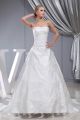 Elegant A Line Sweetheart White Lace Wedding Dress Bridal Gown 
