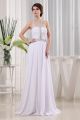Boho A Line Halter Crystal Beaded White Chiffon Wedding Dress Bridal Gown