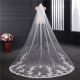 Elegant One tier Tulle Lace Wedding Bridal Cathedral Veil