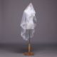 One Tier Tulle Lace Sequin Wedding Bridal Fingertip Walking Veil