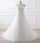 Princess A Line Sweetheart Corset Tulle Lace Plus Size Women Wedding Dress