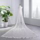 Royal One tier Tulle Lace Wedding Bridal Monarch Cathedral Veil