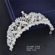 Stunning Crystal Wedding Bridal Tiara Crown With Pearls
