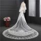 Two tier Tulle Lace Wedding Bridal Long Cathedral Veil With Comb