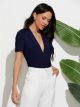 Sexy V Neck Short Sleeves Women Rompers Jumpsuit 2020 Casual One-pieces Bodysuits